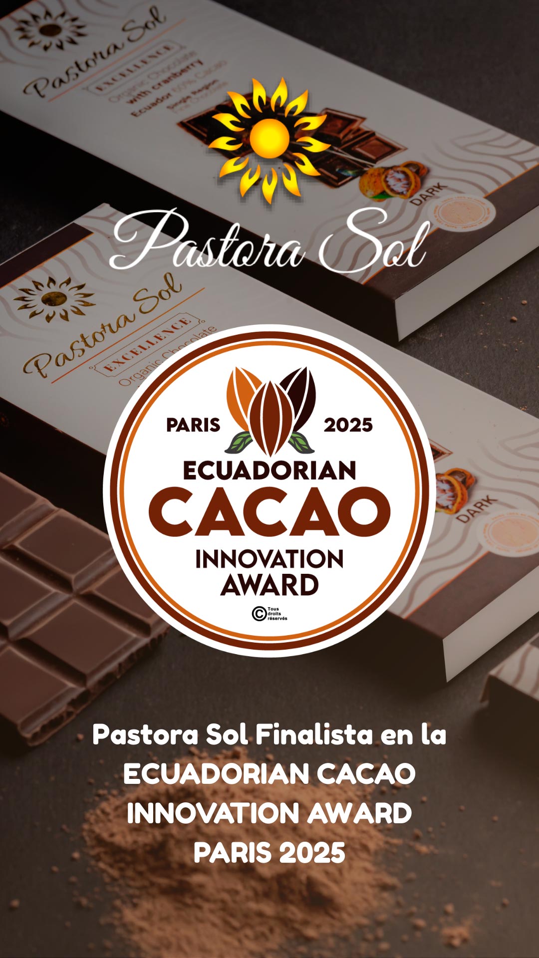 Chocolate Pastora Sol Finalista en París